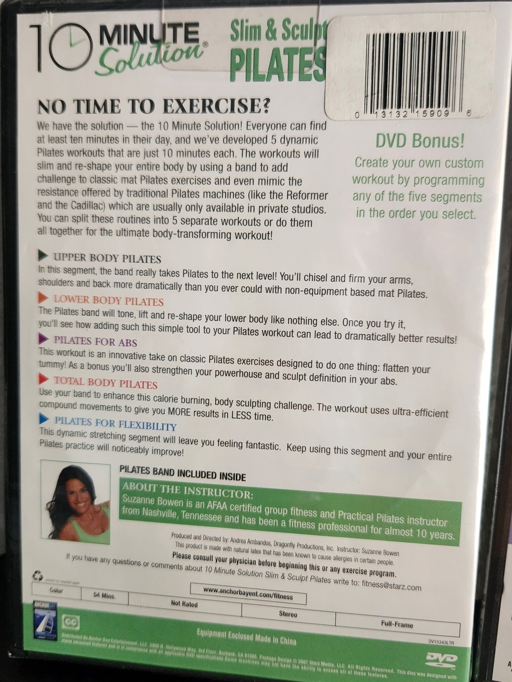 Leslie Sansone Walk at Home "Walk Slim" & 10 Minute Solution Pilates Fitness DVD - Picture 7 of 8